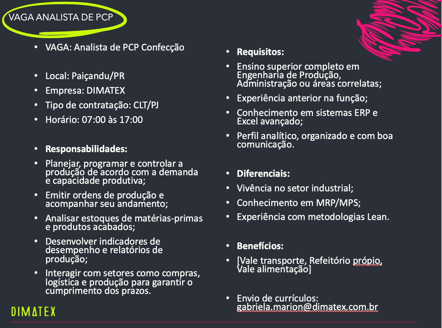 vaga analista de pcp confecção.jpeg